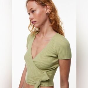 Aritzia Wilfred All Tied Up Sweater